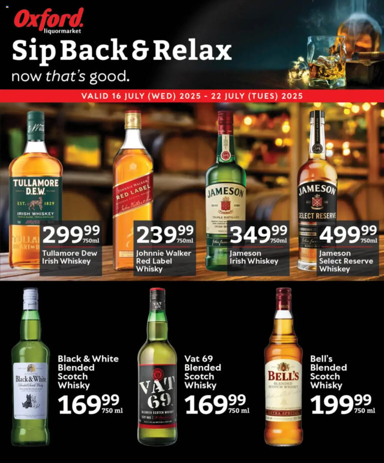Oxford Freshmarket Liquormarket from 16/07 - 22/07/2025 > Promotions