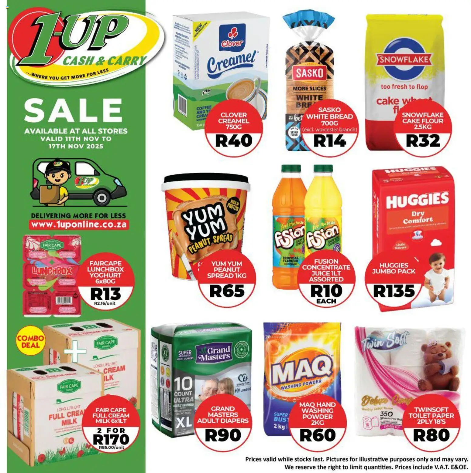 Preview of 1UP Cash & Carry flyer valid from 11/11/2025