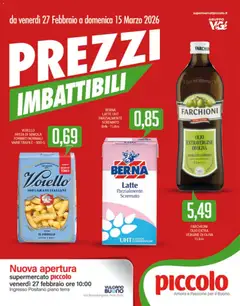 Anteprima dell'opuscolo Piccolo volantino dal negozio Piccolo valido da 27/02/2026