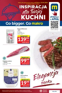 Pogląd gazetki "Makro gazetka - Oferta dla gastronomii" ze sklepu Makro ważnej od 07.04.2026