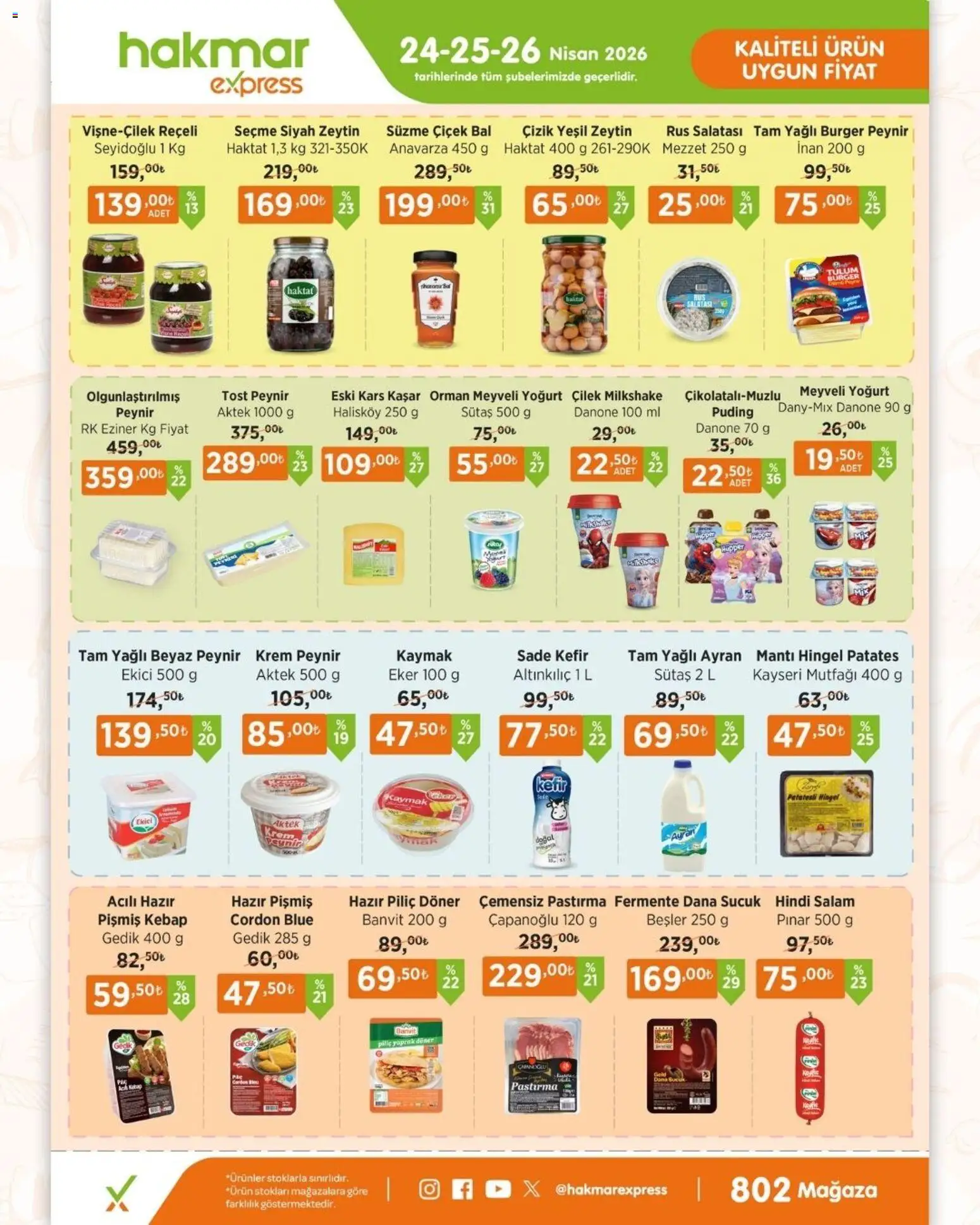 Hakmar Express Hakmar Express - Hafta sonu fırsatları 24.04.2026 - Broşürünün önizlemesi