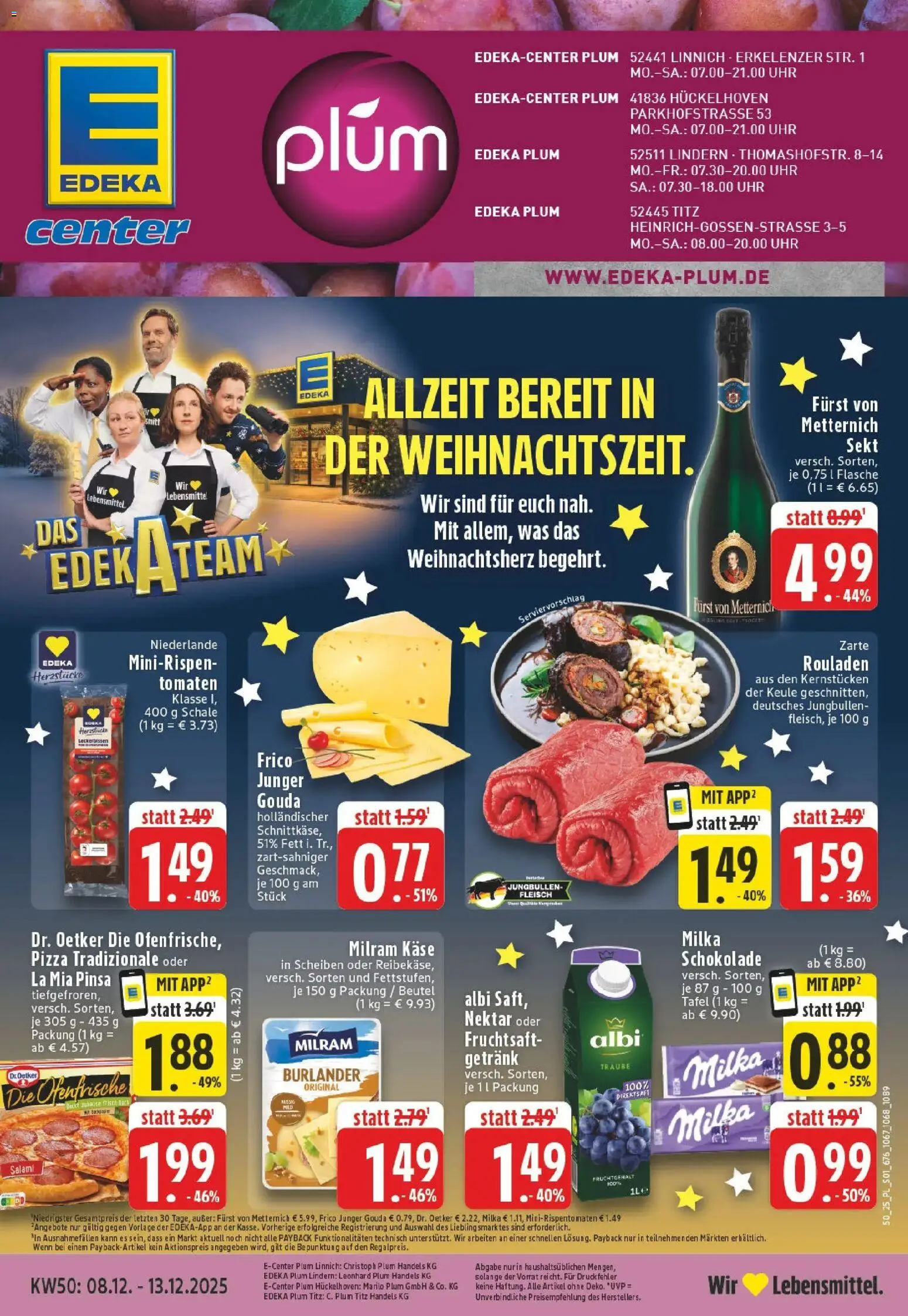 Vorschau von dem Prospekt des Geschäftes Edeka, gültig ab dem 07.12.2025