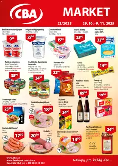 Náhled nabídky: CBA Leták - Market platný od 29.10.2025
