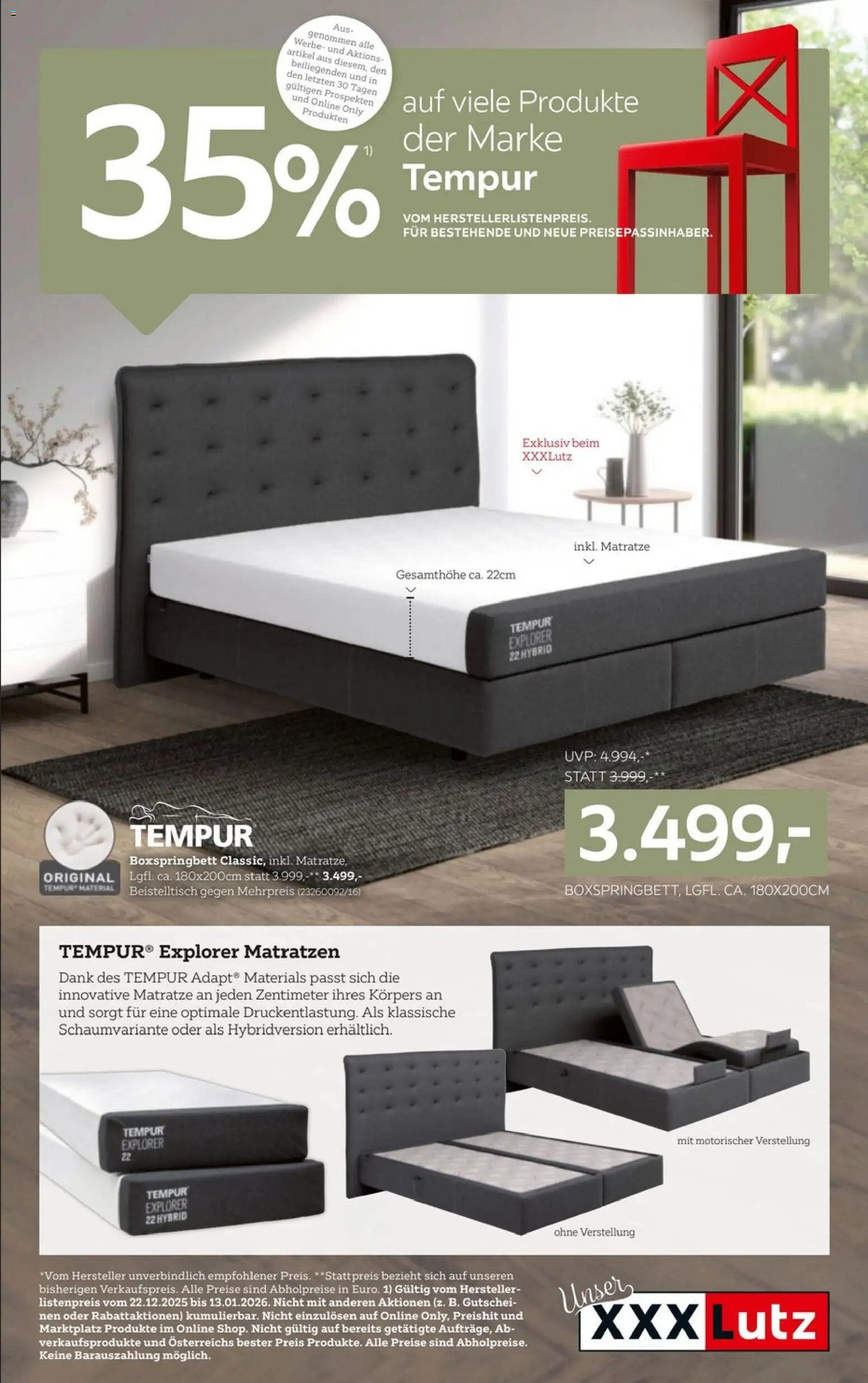 Vorschau der Angebote: XXXLutz Prospekt gültig ab 22.12.2025