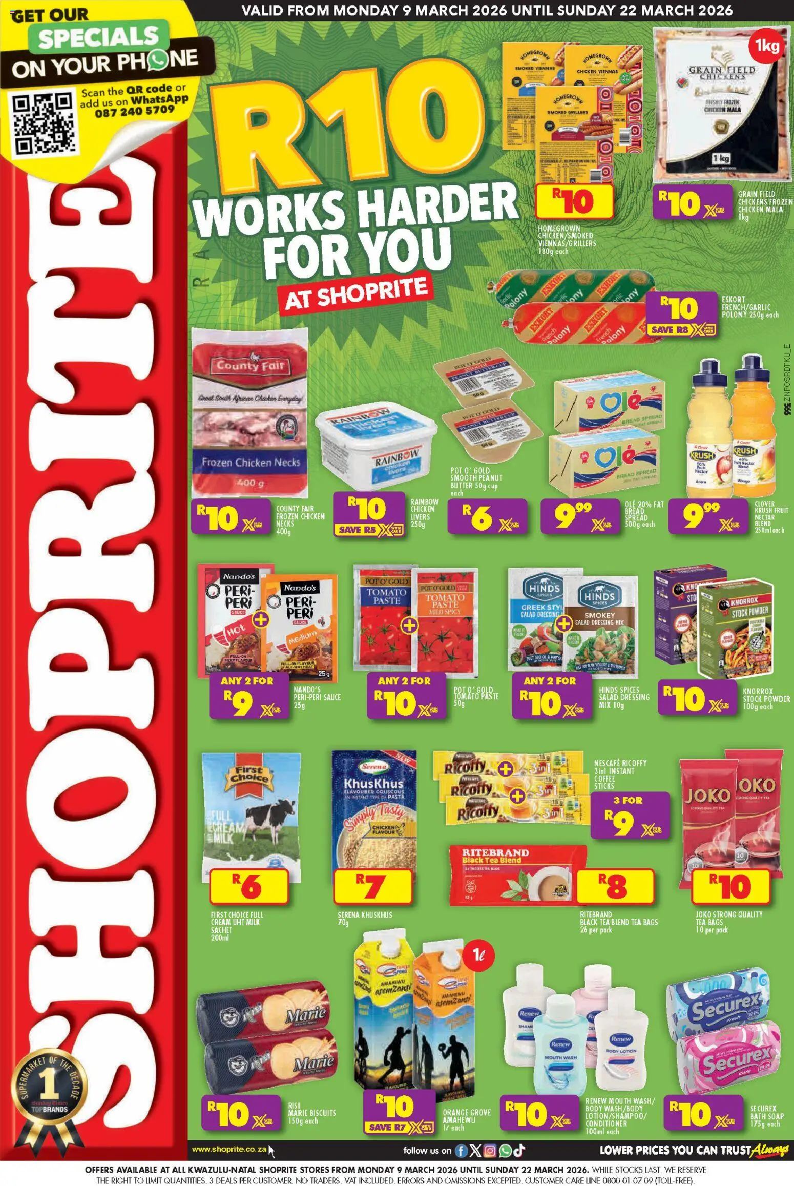 Preview of Shoprite flyer valid from 09/03/2026