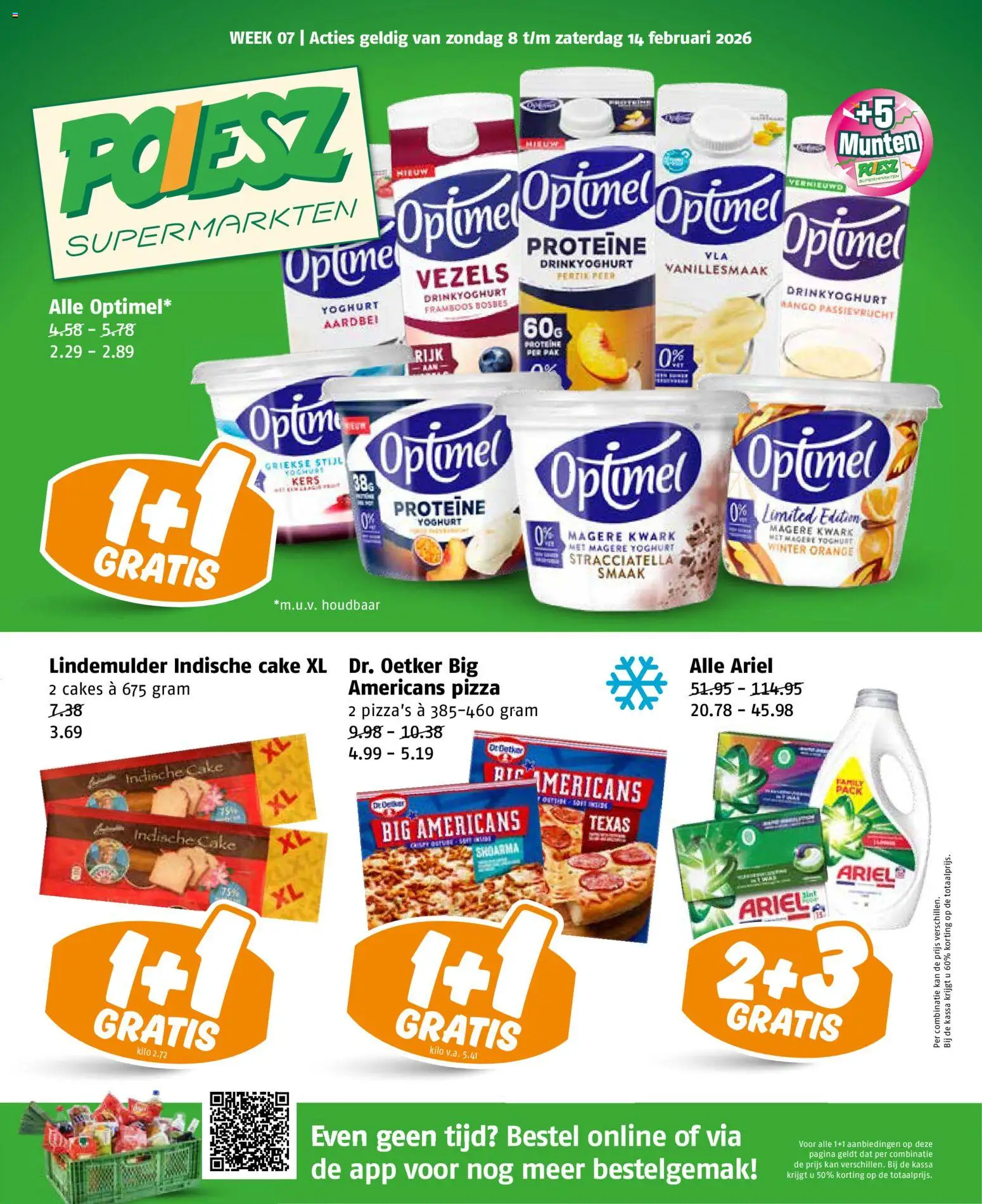 Voorbeeld van Folder week 7 van winkel Poiesz geldig vanaf 08-02-2026