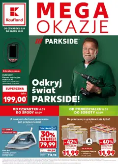 Pogląd gazetki "Mega okazje" ze sklepu Kaufland ważnej od 04.09.2025