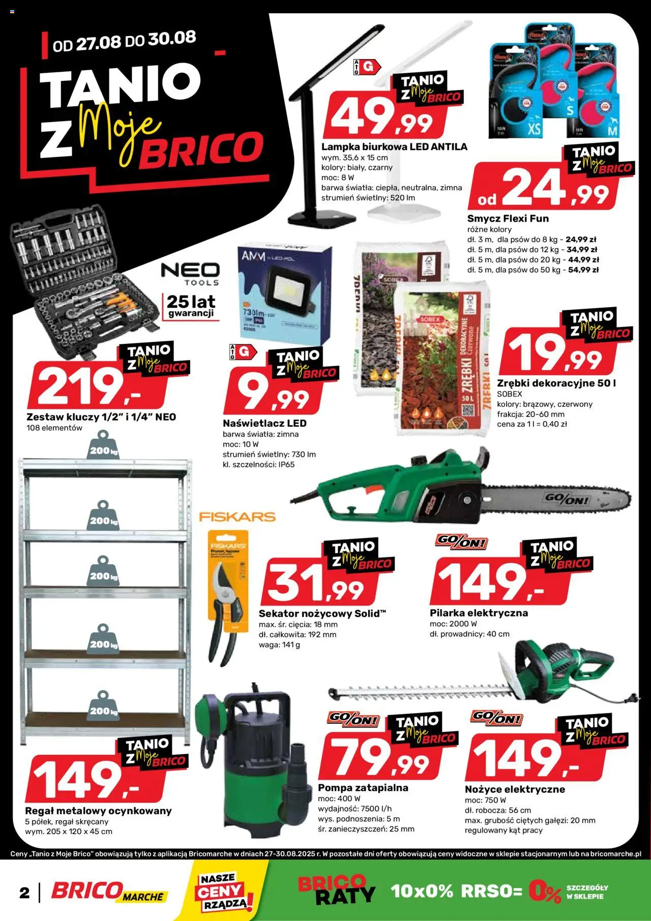Brico Marché Tanio z Moje Brico od 27.08.2025 - Nowa Gazetka - Numer strony 1