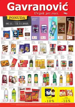 Pregled letka Katalog trgovine Gavranović vrijedi od 06.11.2025 | Stranica: 3