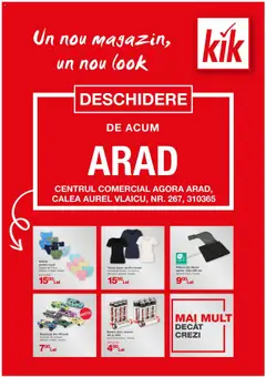 Previzualizarea de cataloage: Kik Arad valabil de la 28.08.2025