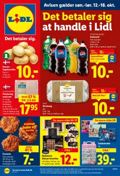 Eksempel på tilbudsavis Tilbudsavis fra butik Lidl gyldig fra 12/10/2025