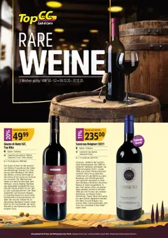 Vorschau des Merkblatts Aktionen Weine vom Shop TopCC gültig von 08.12.2025 bis 31.12.2025