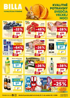 Náhľad Billa letáku platného od 25.03.2026