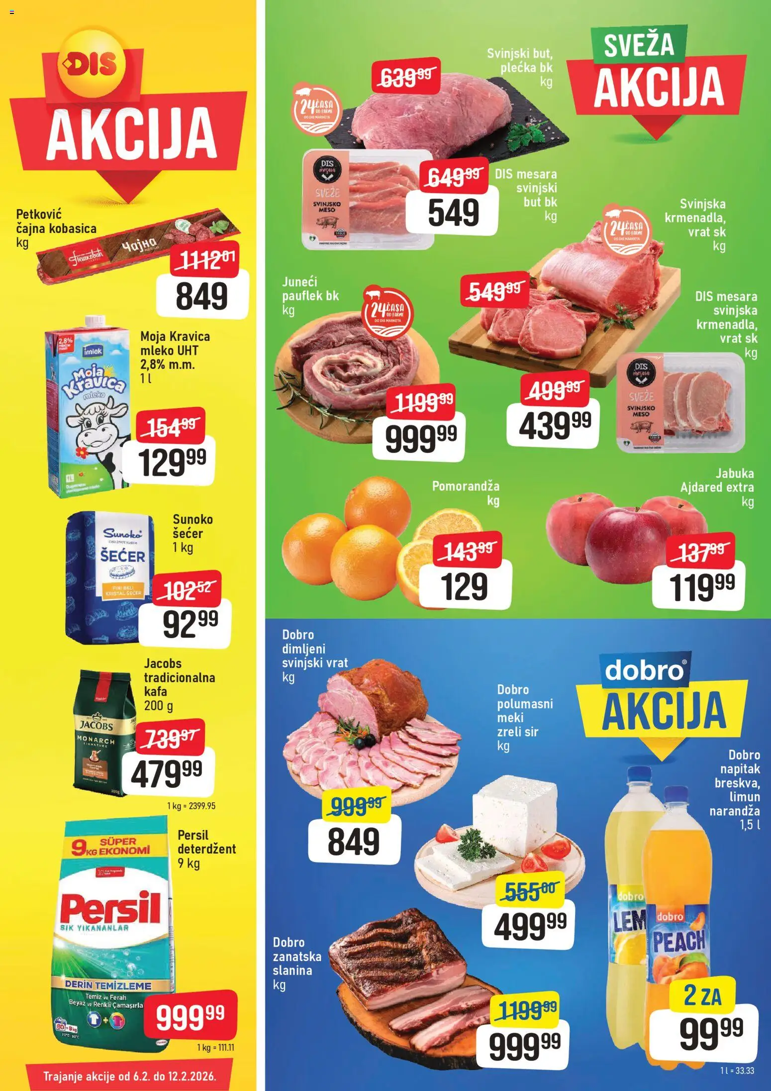 Pregled DIS kataloga - važi od 06.02.2026