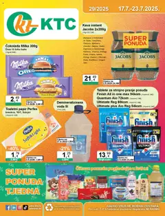 Pregled letka Katalog trgovine KTC vrijedi od 17.07.2025