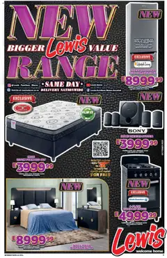 Preview of Lewis Stores flyer valid from 01/10/2025