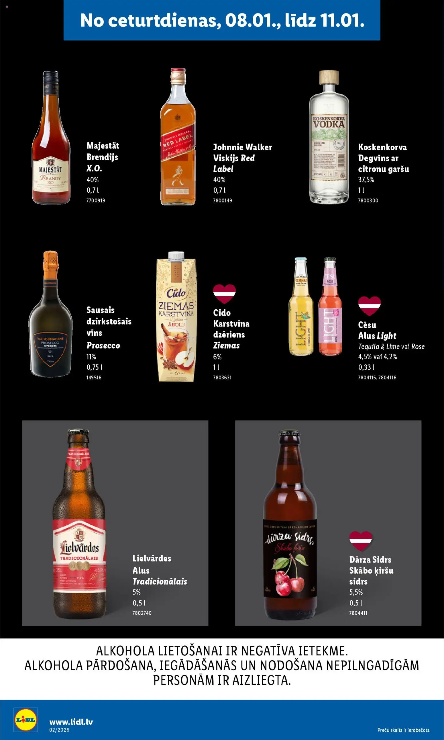 Skatīt Lidl akciju bukletu, derīgs no 2026.01.05