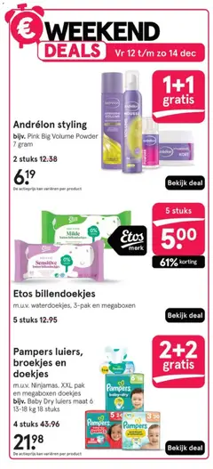 Voorbeeld van Folder van winkel Etos geldig vanaf 08-12-2025 | Pagina: 8