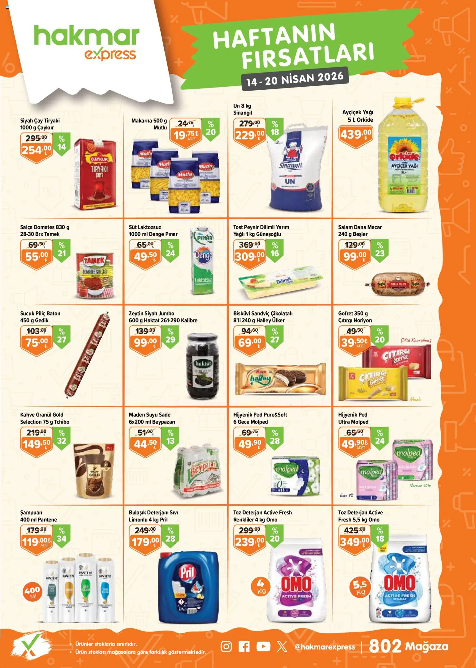 Hakmar Express Hakmar Express Katalog 14.04.2026 - Broşürünün önizlemesi