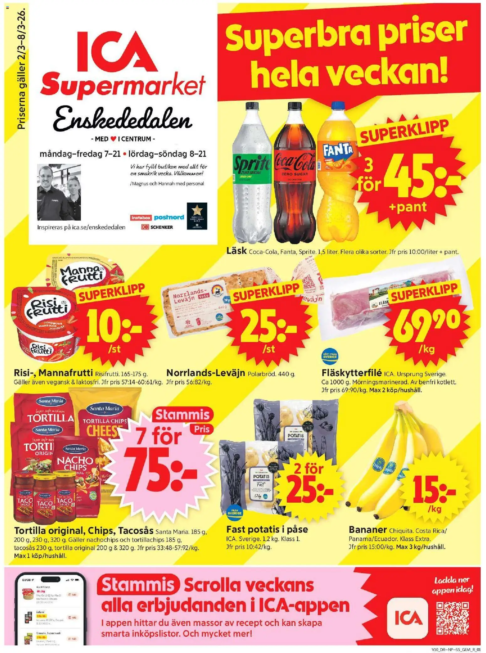 Förhandsgranska reklamblad Enskededalen från butik ICA Supermarket gäller från 02/03/2026