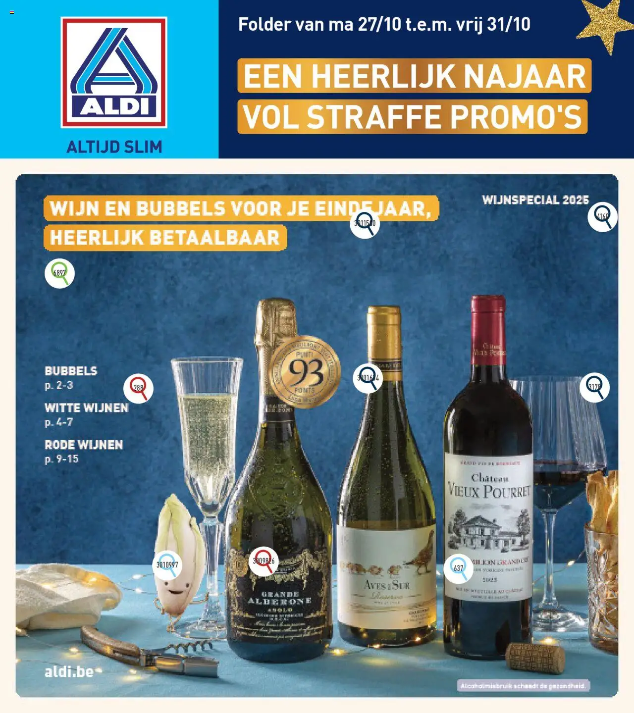 Aldi shop Folder week 44 geldig vanaf 27/10/2025 - Paginanummer 1