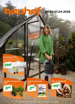 Bauhof kliendilehe eelvaade alates 03.03.2026