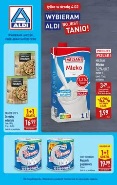 Pogląd gazetki "Tylko w środę" ze sklepu Aldi ważnej od 04.02.2026