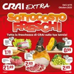 Anteprima dell'opuscolo Volantino Extra Rovigo dal negozio CRAI valido da 02/10/2025