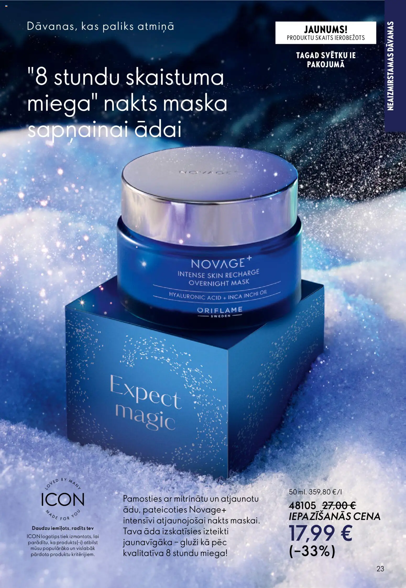 Skatīt Oriflame akciju bukletu, derīgs no 2025.12.10