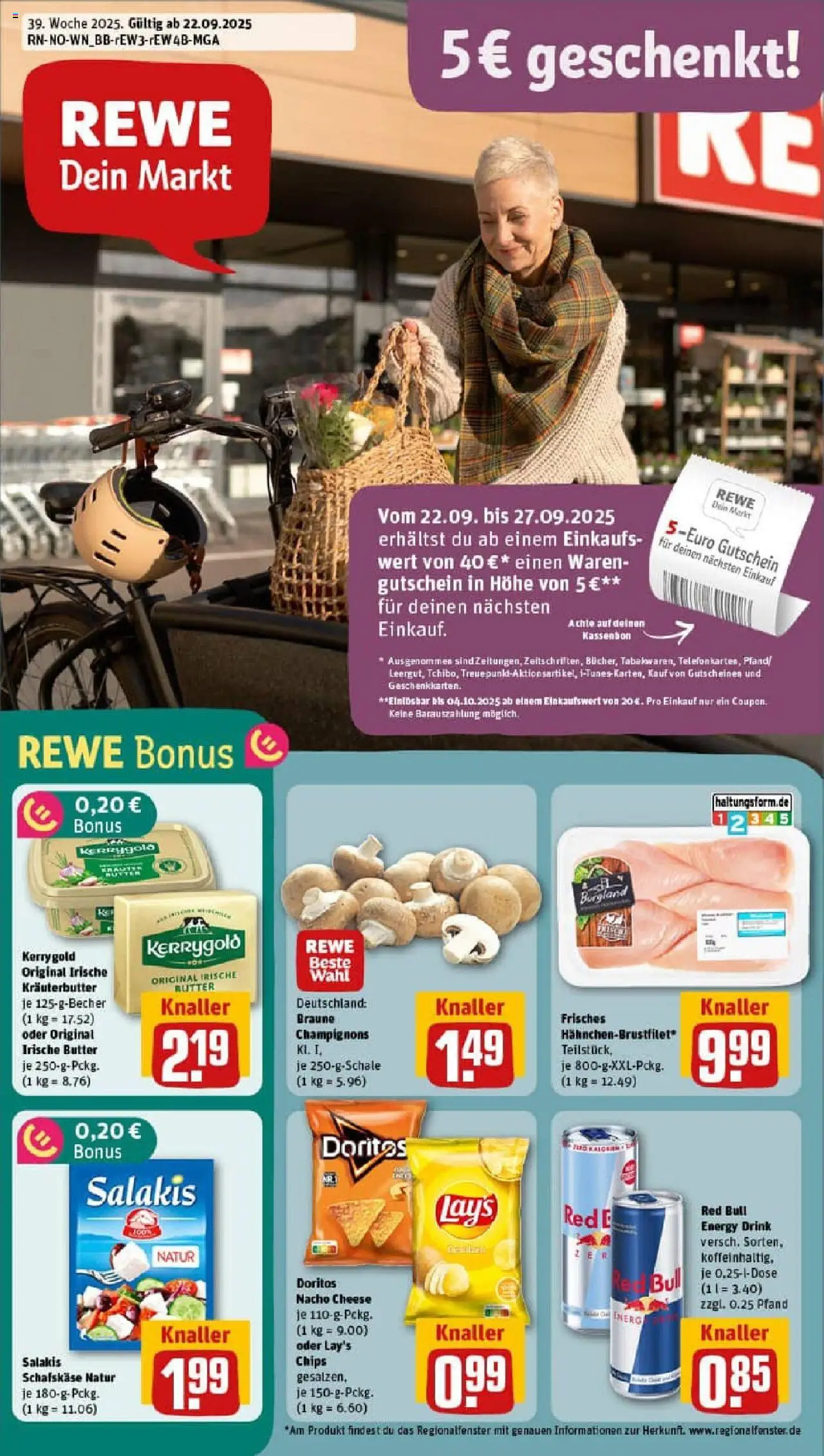 REWE Prospekt ab 21.09.2025 nächste Woche - Prospekt Bremen	