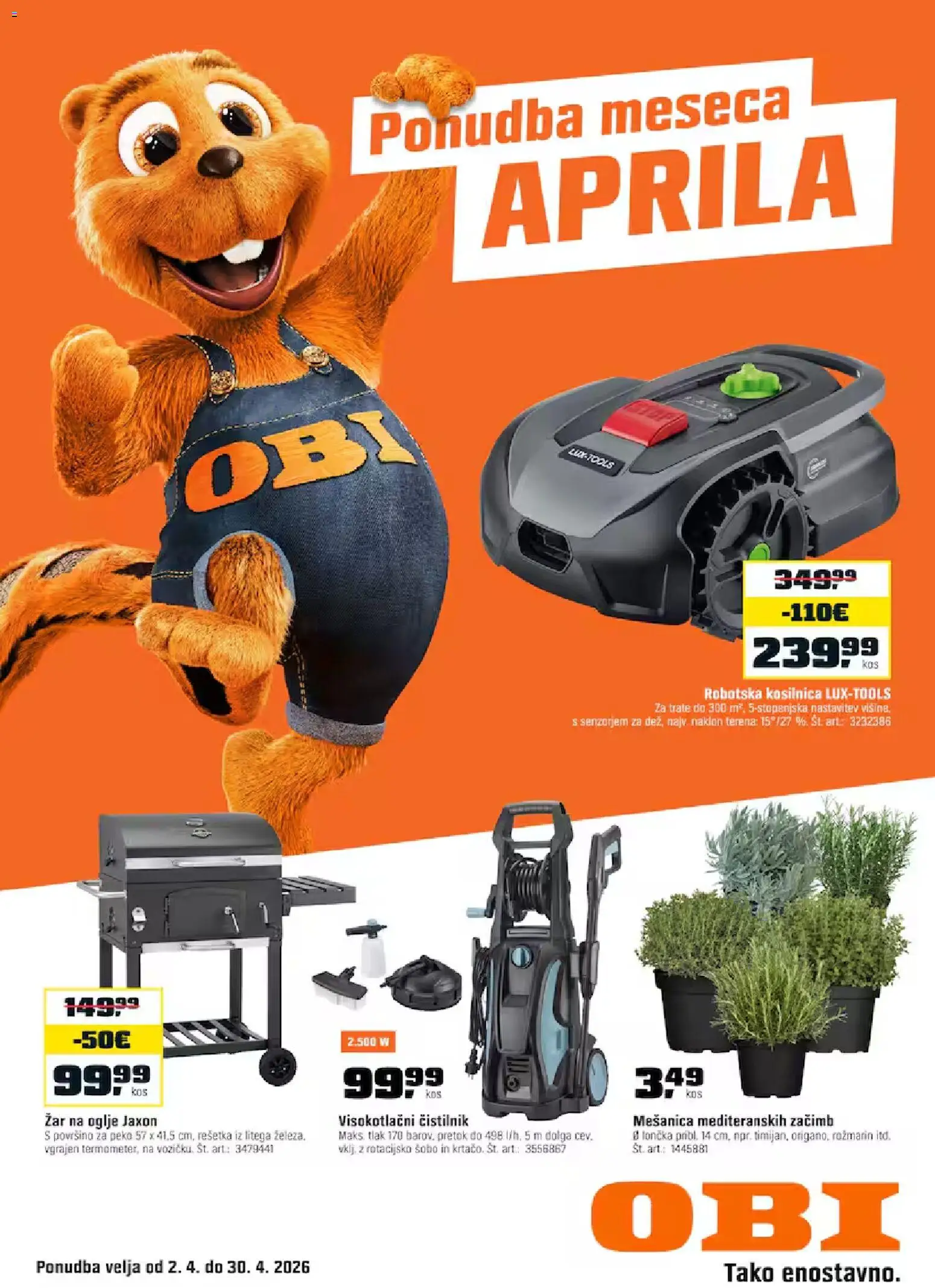 Predogled kataloga iz trgovine OBI veljaven od 02.04.2026