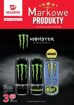Pogląd gazetki "Markowe produkty" ze sklepu Selgros cash&carry ważnej od 05.02.2026