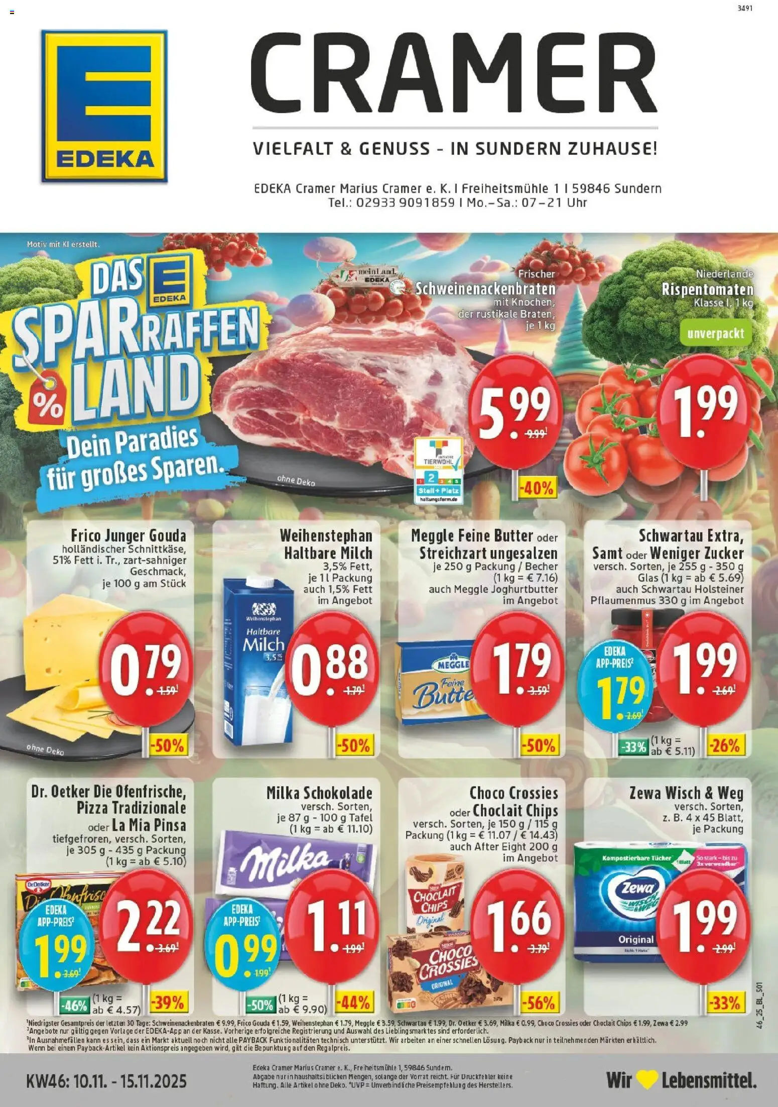 Vorschau von dem Prospekt des Geschäftes Edeka, gültig ab dem 09.11.2025