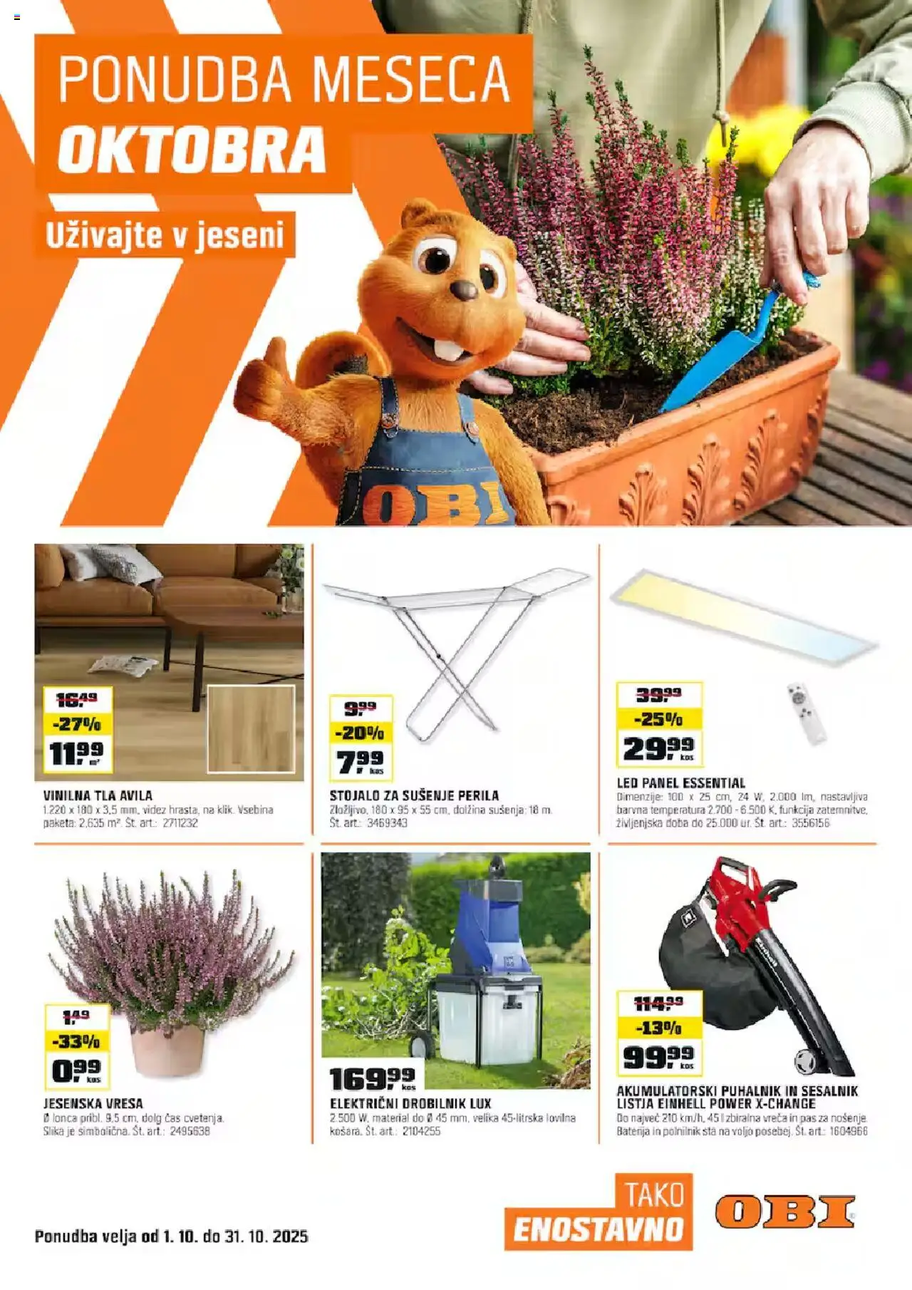 OBI Katalog od 01.10.2025 - aktualna ponudba - stran 1