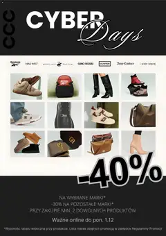Pogląd gazetki "Cyber Monday" ze sklepu CCC ważnej od 01.12.2025
