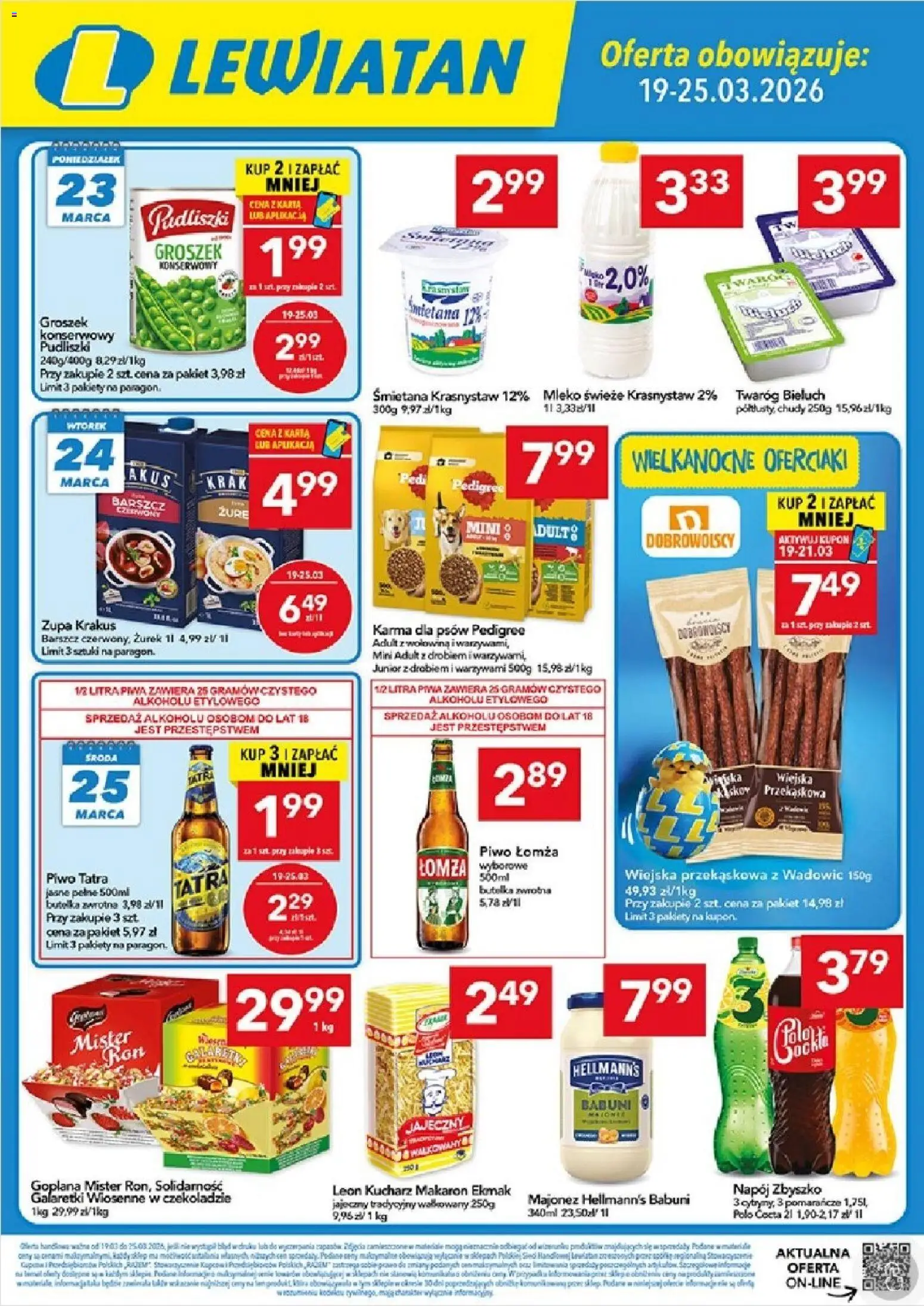 Pogląd gazetki "Lewiatan gazetka - Lublin" ze sklepu Lewiatan ważnej od 19.03.2026