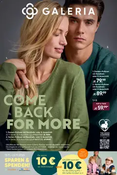 Vorschau von dem Prospekt des Geschäftes Galeria Karstadt Kaufhof, gültig ab dem 13.11.2025