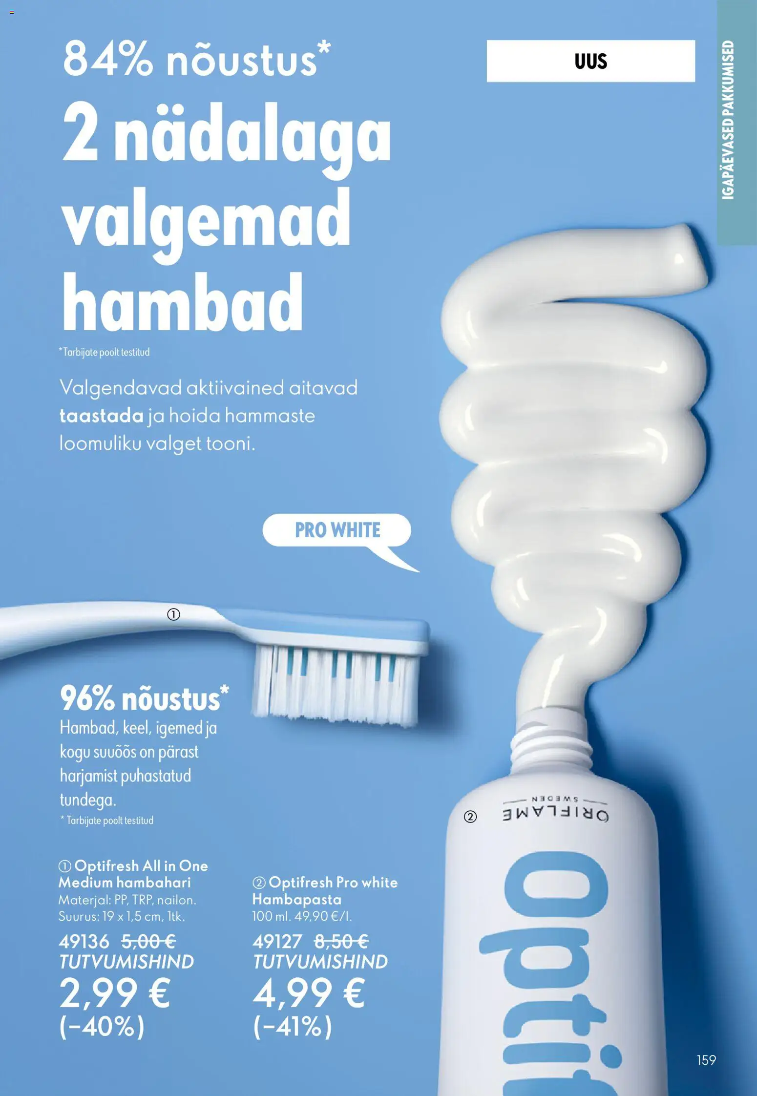 Oriflame kliendilehe eelvaade alates 2025.12.31