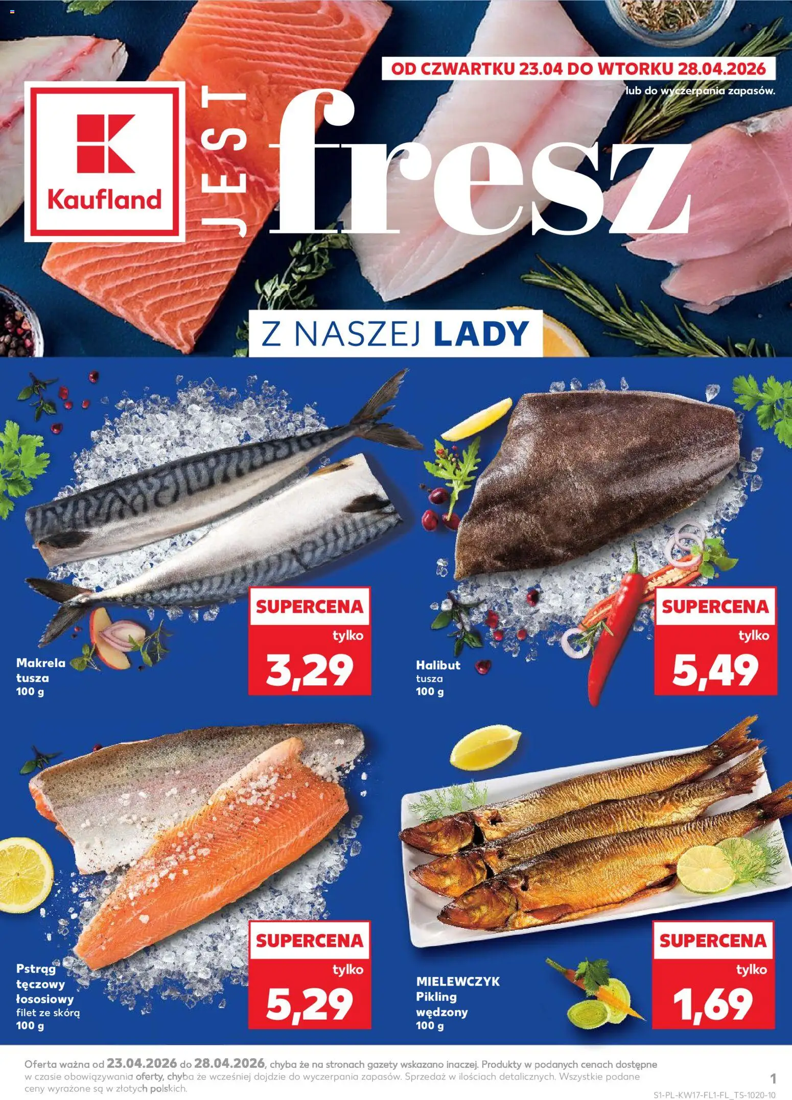 Náhled nabídky: Kaufland Polsko Kaufland Polsko leták - Jest fresz platný od 23.04.2026