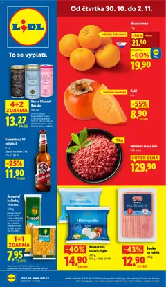 Náhled nabídky: Lidl Leták platný od 30.10.2025