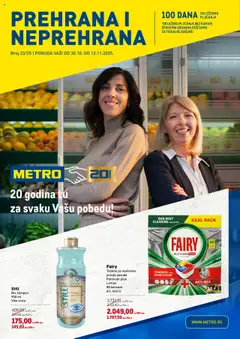 Pregled Metro kataloga - važi od 30.10.2025