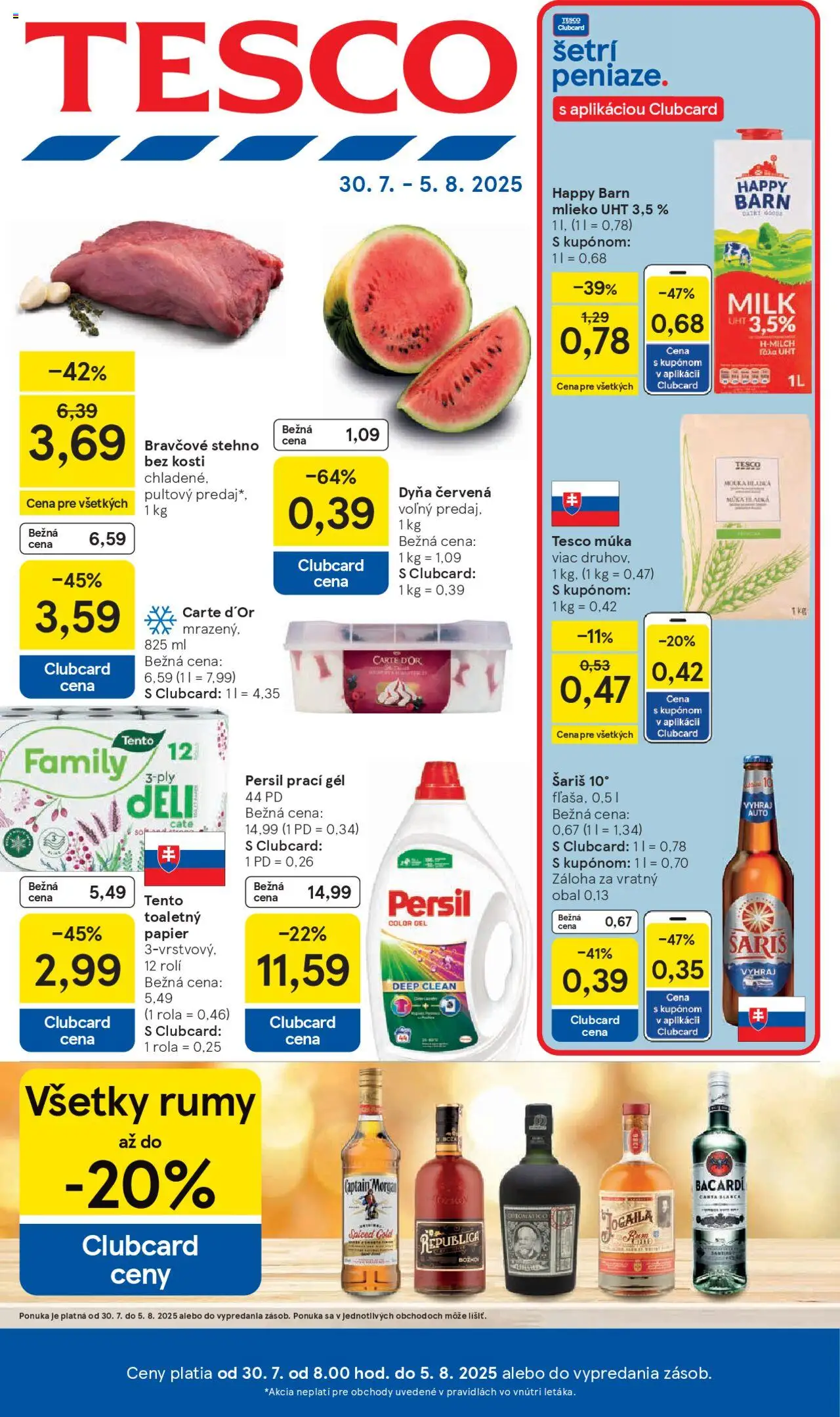 Tesco leták od 30.07.2025 - Hypermarket Online
