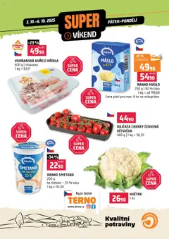 Náhled nabídky: Terno Super víkend platný od 03.10.2025