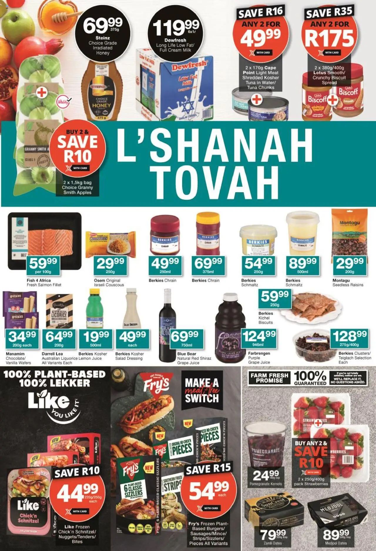 Checkers Western Cape - Hashanah Promotion 01/09 - 19/10/2025 >> Catalogue