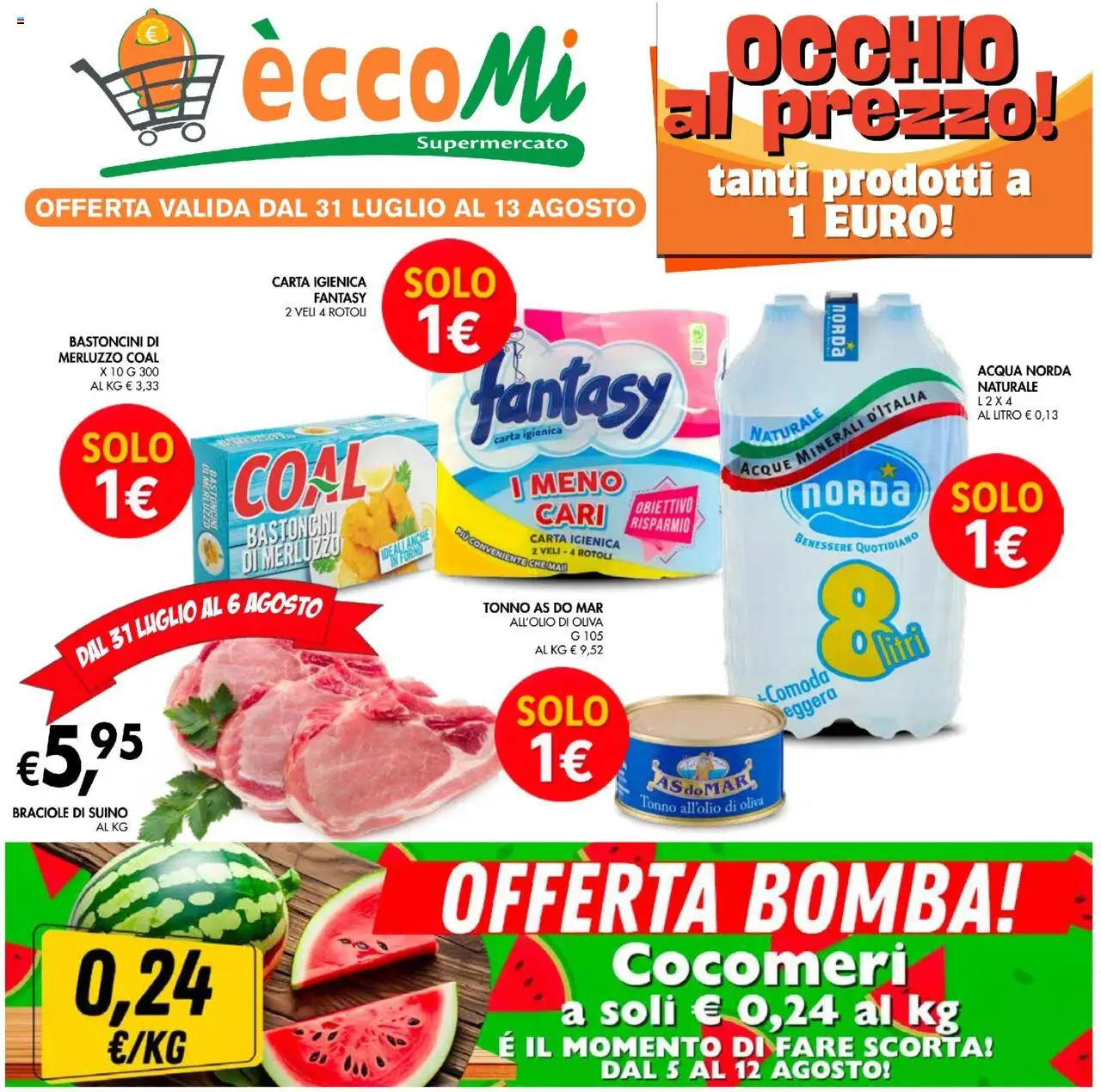 Volantino Coal valido da 31/07/2025 numero di pagina 1