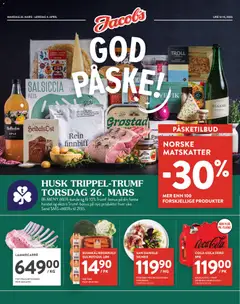 Forhåndsvis Jacobs kundeavis fra butikk Jacobs gyldig fra 23/03/2026