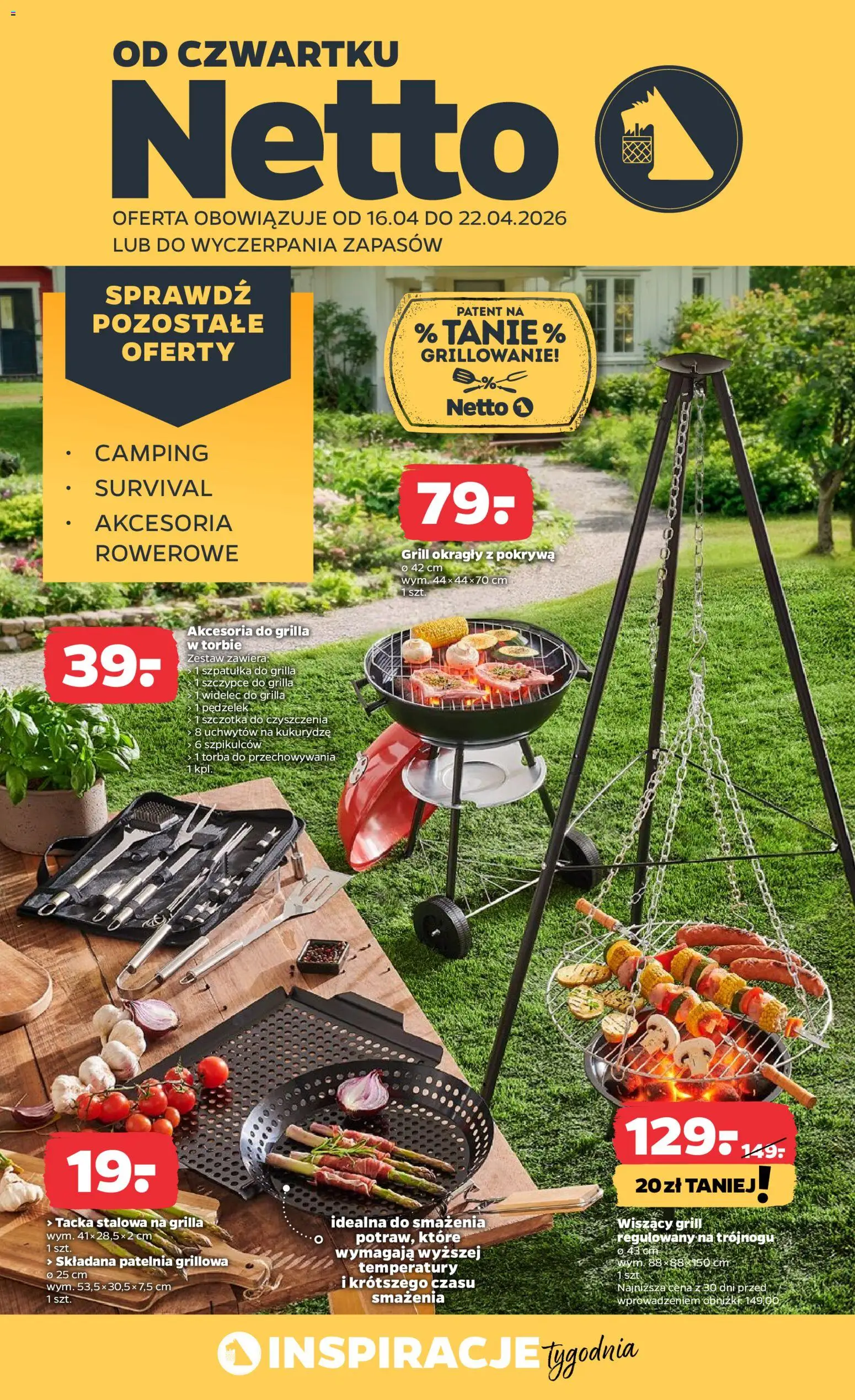 Pogląd gazetki "Netto gazetka od czwartku NonFood" ze sklepu Netto ważnej od 16.04.2026