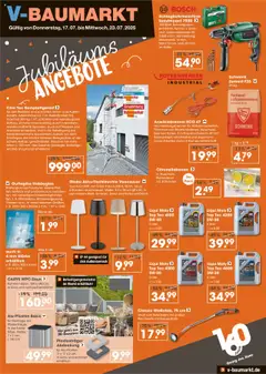 Vorschau von dem Prospekt des Geschäftes V-Baumarkt, gültig ab dem 17.07.2025