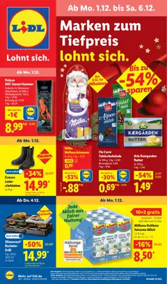 Vorschau von dem Prospekt des Geschäftes Lidl, gültig ab dem 01.12.2025