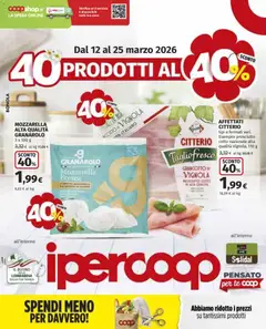 Anteprima dell'opuscolo Ipercoop volantino Milano Bonola dal negozio Ipercoop valido da 12/03/2026